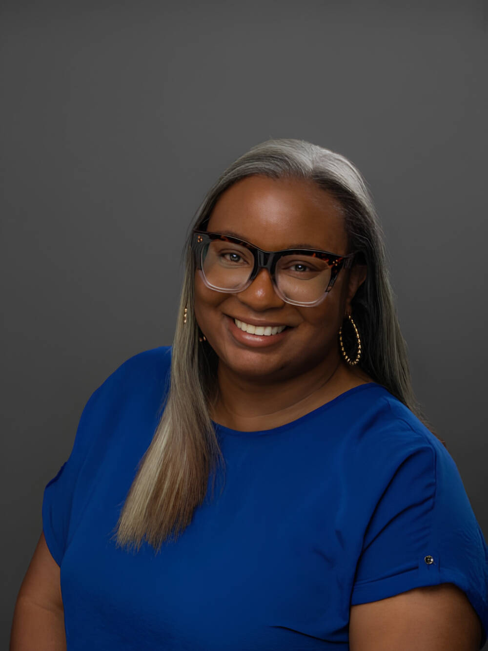 Laila McCloud smiling for a professional photo